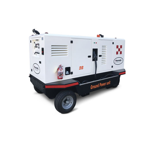 Gruppo elettrogeno diesel - D-AC120 - Bertoli - trifase / rimorchiabile / 400 Hz