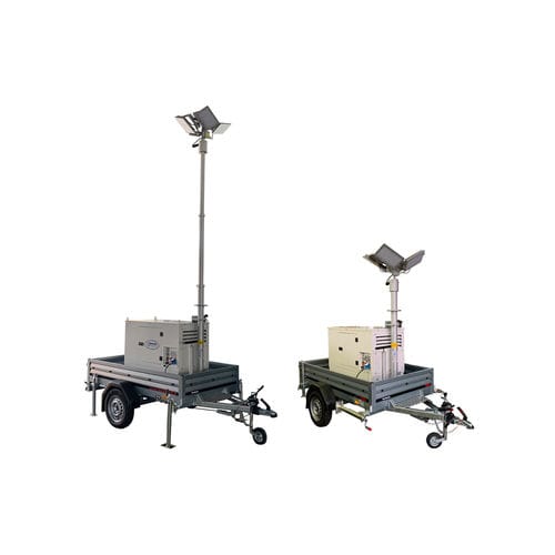Torre faro LED - 6FLP_6L - Bertoli - ibrido / a batteria / con motore a combustione
