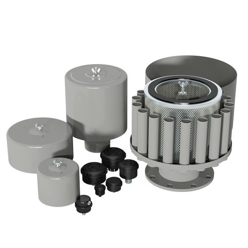 Silenziatore per filtro - PS series - SOLBERG Filtration - per ventilazione / per compressore / in plastica