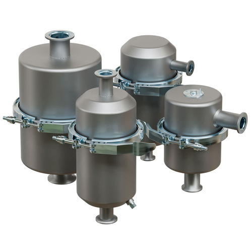 Carter per filtro a cartuccia - VTL series - SOLBERG Filtration - a carboni attivi / per prodotti chimici / in acciaio inossidabile