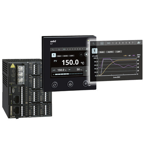 Controllore di temperatura multi-loop - C7G - Azbil Europe NV - digitale / compatto / via Ethernet