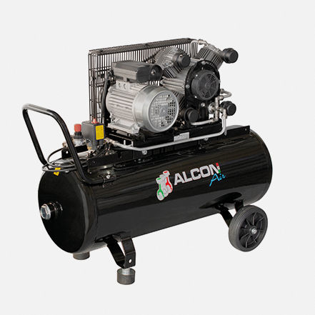 Compressore a pistone - MOVABLE 100 C - ALCONAIR - d'aria / elettrico / su rotelle