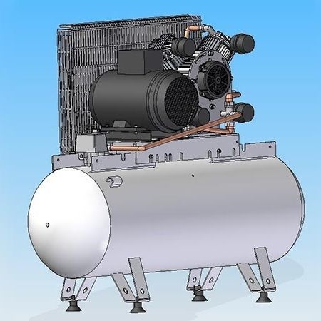Compressore a pistone - 100 C4 - ALCONAIR - d'aria / con motore elettrico / fisso
