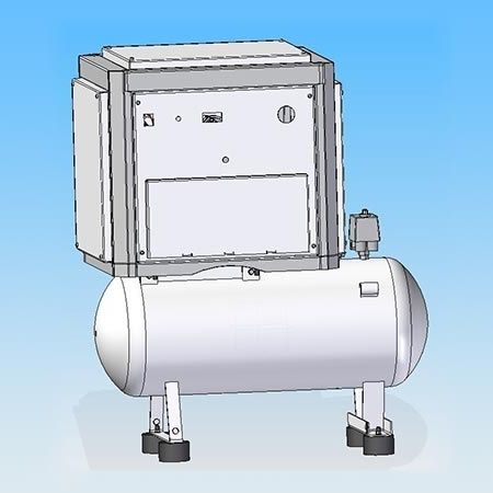 Compressore a pistone - DENTAL DRY 25 – 30 – 50 SLC - ALCONAIR - d'aria / con motore elettrico / fisso