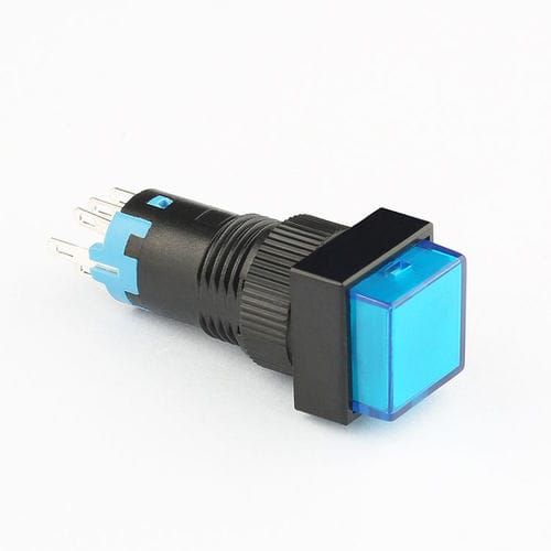 Pulsante IP40 - AD12 series - Shanghai Yongxing Electronic Switch Co.,Ltd - luminoso / montato su pannello / LED