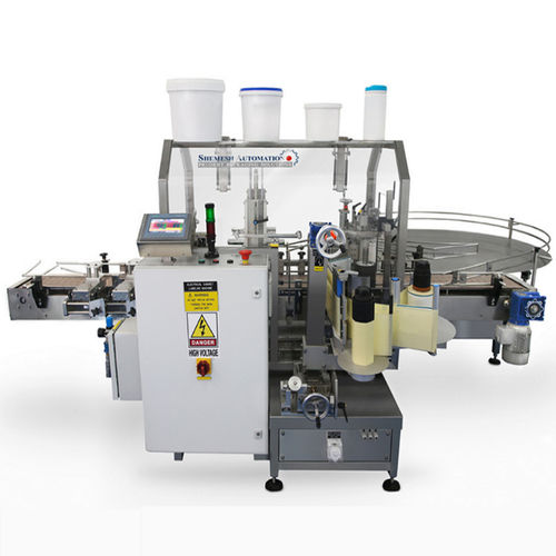 Etichettatrice automatica - CAROLUS series - Shemesh Automation Ltd - per secchi / per applicazione laterale / per applicazione sulla parte superiore del prodotto