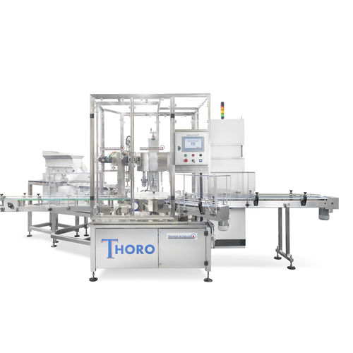Tappatrice avvitatrice rotativa - THORO - Shemesh Automation Ltd - automatica / multicontenitore / per tappi ad avvitamento in plastica