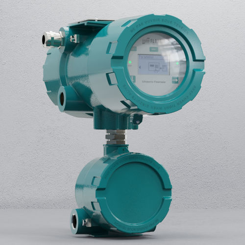 Misuratore di portata ad ultrasuoni - FLUXUS G831 ST-HT - EMERSON - FLEXIM - volumetrico / per vapore / clamp-on