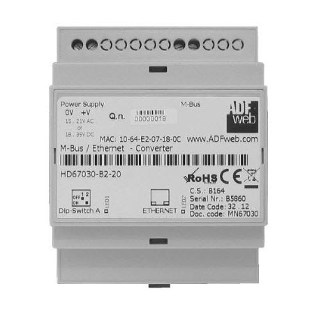 Convertitore M-Bus - HD67044-B2-20 - ADFweb.com - Modbus / su guida DIN
