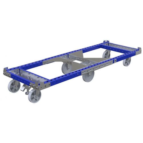 Carrello per movimentazione - Q-007-1917  - FlexQube - in metallo / letto / per pallet