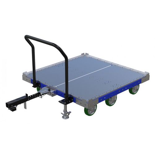 Carrello da trasporto - Q-100-0121  - FlexQube - in metallo / porta-contenitori / a sei ruote
