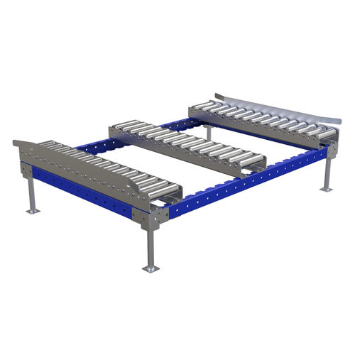 Trasportatore a rulli - Q-100-0907  - FlexQube - orizzontale / per movimentazione / modulare