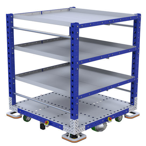 Carrello a ripiani - AGV Shelf Cart - FlexQube - a motore