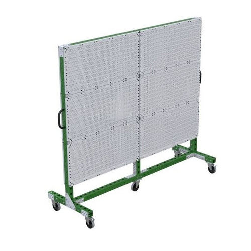 Carrello per movimentazione - Q-100-0501   - FlexQube - in metallo / porta pannelli / con rotelle