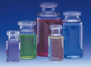 Fiala in vetro borosilicato - Zinsser Analytic - vetro bianco / in vetro ambrato / crimpabile