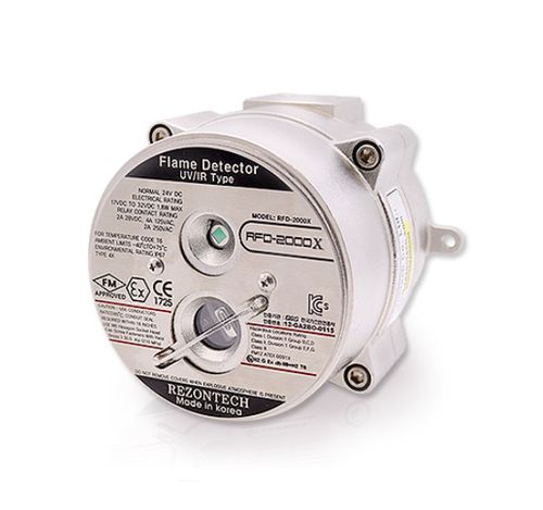 Rilevatore di fiamma IR - RFD-2000X - REZONTECH - UV / 4-20 mA / con uscita a relè