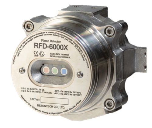 Rilevatore di fiamma IR - RFD-6000X - REZONTECH - RS-485 / 4-20 mA / con uscita a relè