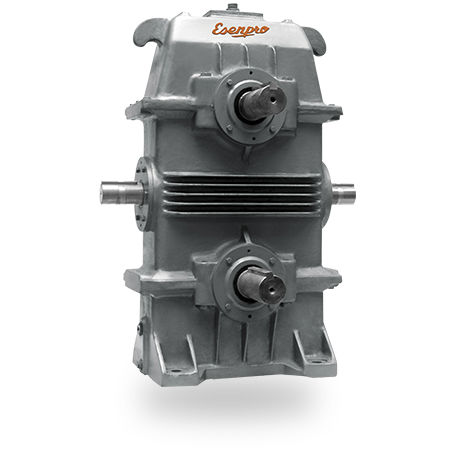 Riduttore a vite senza fine - Esenpro Power Transmission Pvt. Ltd. - ad assi ortogonali / a doppio albero di uscita / monostadio