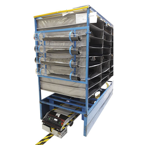 Carrello per movimentazione - MGR srl - in metallo / a ripiani / a piattaforma