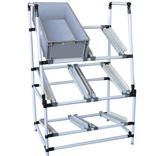 Scaffale di stoccaggio - MGR srl - con cassetti modulari / bloccabile / di stoccaggio e accatastamento