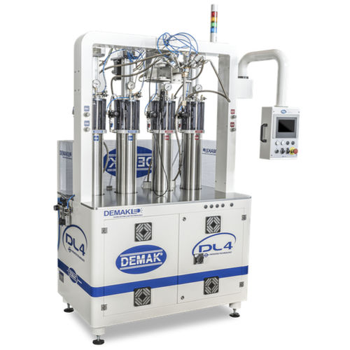 Sistema di dosaggio sottovuoto - DL4 - Demak S.r.l. - di resine / per l'industria elettronica / automatico