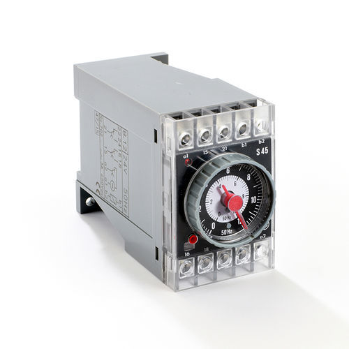 Temporizzatore elettromeccanico - S45 - ELETTROMECCANICA CDC s.r.l. - su guida DIN