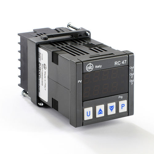 Controllore di temperatura digitale - RC47 - ELETTROMECCANICA CDC s.r.l. - con display LED / a doppio display / PID