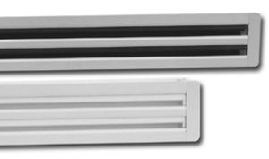 Diffusore d'aria a sezione rettangolare - LF - F.C.R. SPA - da soffitto / orizzontale