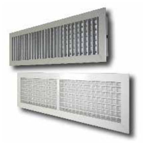 Diffusore d'aria a sezione rettangolare - BPA 20 - F.C.R. SPA - verticale