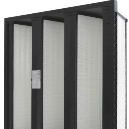 Sacco filtrante per HEPA - MULTI-PAK 3V - F.C.R. SPA - in fibra di vetro / plissettato