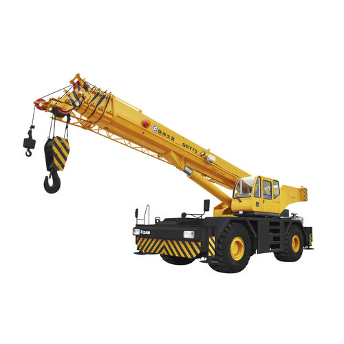 Gru mobile - RT70 - XUZHOU JIUFA CONSTRUCTION MACHINERY CO.,LTD - con braccio / telescopica / per terreno accidentato