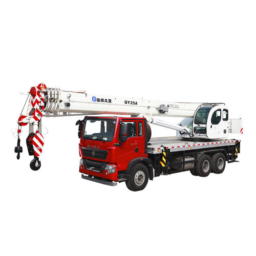 Gru montata su camion - QY25A - XUZHOU JIUFA CONSTRUCTION MACHINERY CO.,LTD - con braccio / telescopica / idraulica