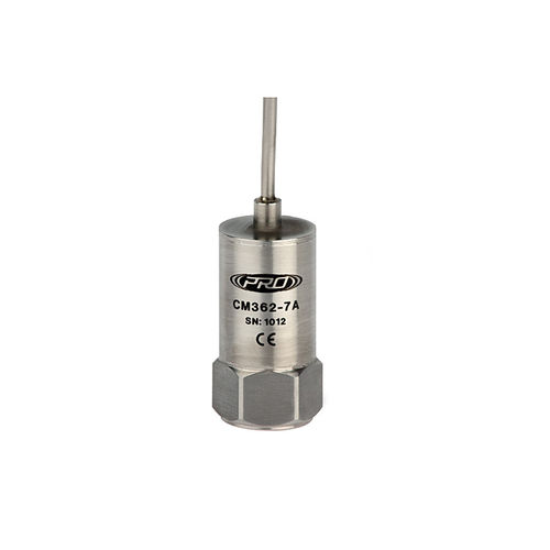 Accelerometro 1 asse - CM362-7A - Connection Technology Center Inc. - piezoelettrico / per alte temperature
