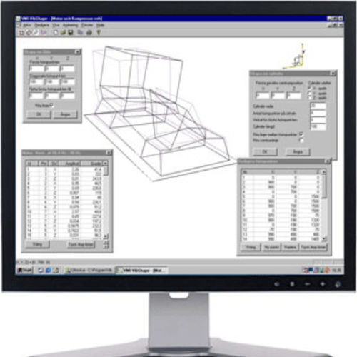 Software di animazione - VibShape™ - VMI International AB - di macchina