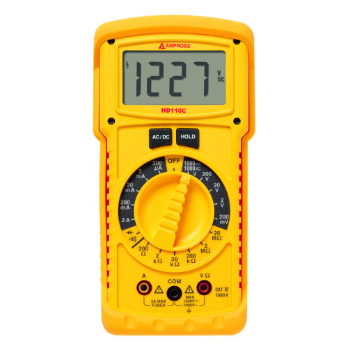Multimetro digitale - HD110C - BEHA AMPROBE - portatile / 1000 V / 1500 V