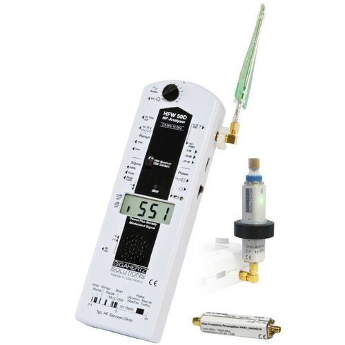 Apparecchio di misura di campi elettromagnetici - HFW59D plus - GIGAHERTZ SOLUTIONS - digitale / per edificio / portatile
