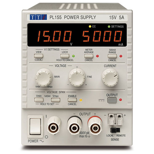 Alimentatore elettrico per rack - PL Series - TTI - da tavolo / AC/DC / ad uscita semplice