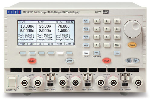 Alimentatore elettrico da tavolo - MX Series - TTI - 3U / 4U / AC/DC