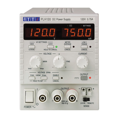 Alimentatore elettrico da tavolo - PLH Series - TTI - AC/DC / ad uscita semplice / regolato