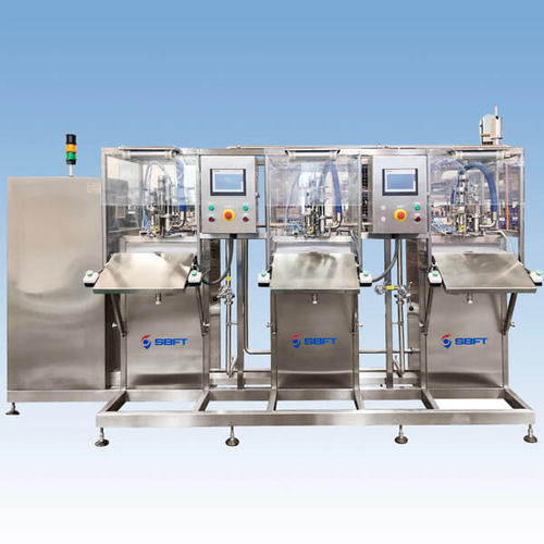 Riempitrice bag in box - BIB200D - Xi’an Shibo fluid technology co., Ltd (SBFT) - semiautomatica / per caffè / per liquidi