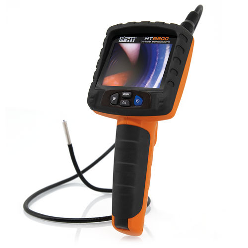 Borescope portatile - HTB500  - HT - a tenuta stagna / con sonda intercambiabile / display LCD