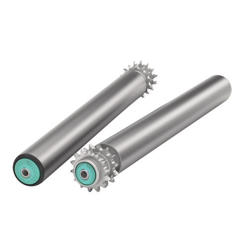 Rullo trasportatore a comandi - 2411 - DAMON Industrial Europe Srl - con trasmissione a catena / polimerico / in acciaio