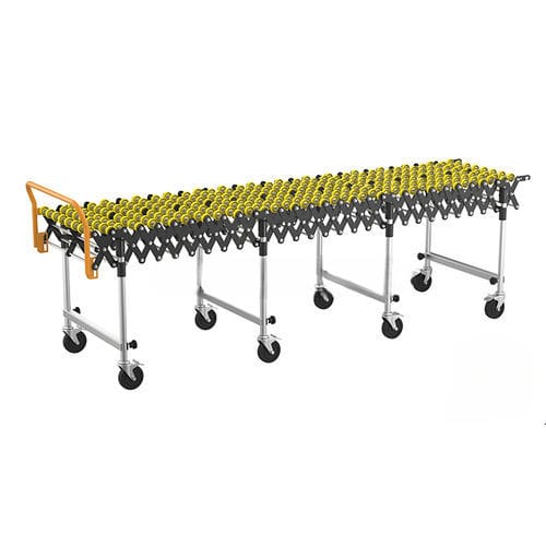 Trasportatore a rotelle - FWC series - DAMON Industrial Europe Srl - curvo / per movimentazione / telescopico