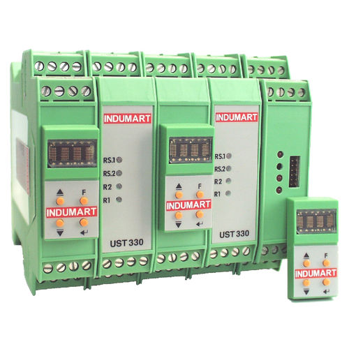 Trasmettitore di segnale analogico per misurazione di temperatura - UST330 - Indumart - per sensore / su guida DIN / a isolamento galvanico