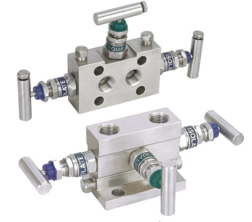 Manifold a 5 vie - Vx series - Indumart - in acciaio inossidabile / per vuoto / per gas
