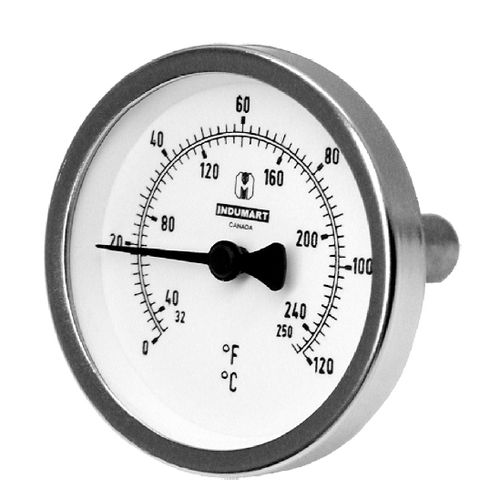 Termometro a dilatazione di gas con capillari - T xx series - Indumart - bimetallico / analogico / con quadrante