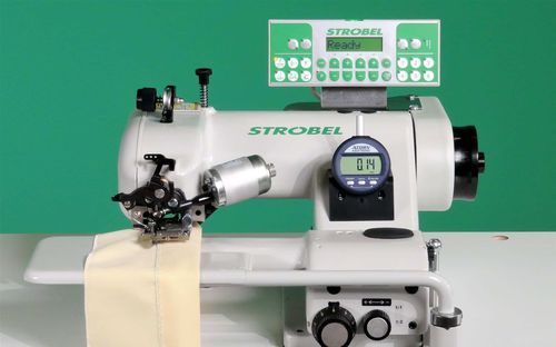 Macchina da cucire punto invisibile - VEB100-2 - Strobel Spezialmaschinen GmbH - ad ago singolo / a 1 filo / per tessuti