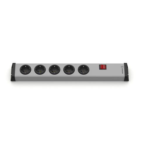 Multipresa con interruttore - 0201x00052300 - Bodo Ehmann GmbH - 5 prese