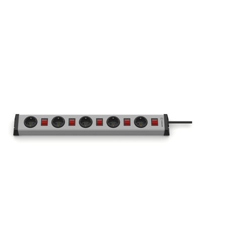 Multipresa con interruttore - 0202x00052301 - Bodo Ehmann GmbH - 5 prese