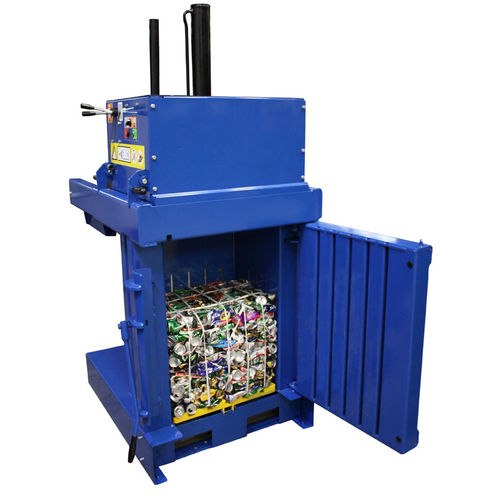 Pressa imballatrice per lattine - BTS-MF60hd - Beckmann Technik & Service KG - verticale / a carico frontale
